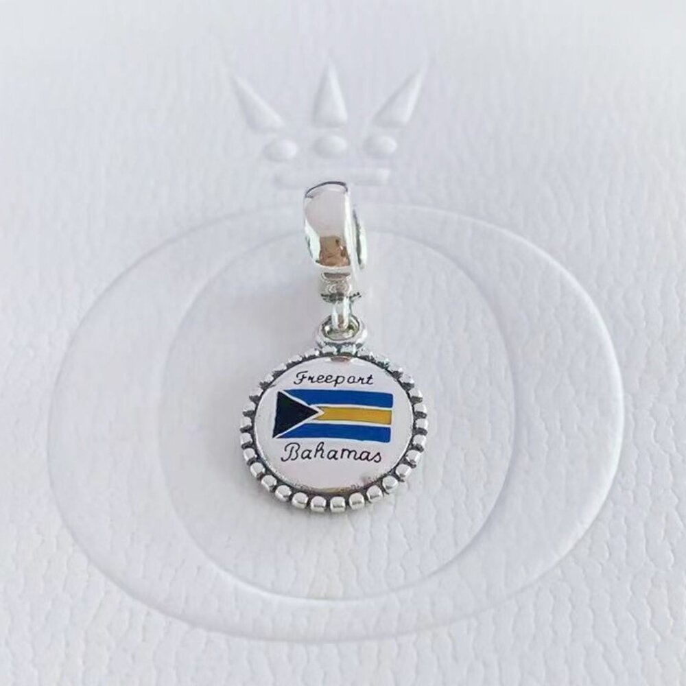 Pandora Exclusive Bahamas Flag Charm